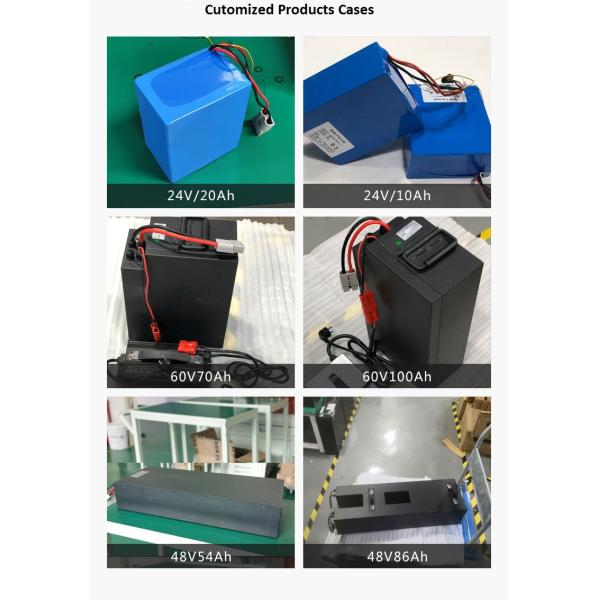 Lithium LiFePO4 OEM Battery Pack With RS485 Communication AGV RGV Golf Cart Robot Motorcycles Scooter with 6000cycles