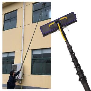 China Lightweight Carbon Fiber Telescopic Window Cleaning Pole 1K / 3K / 12K on sale