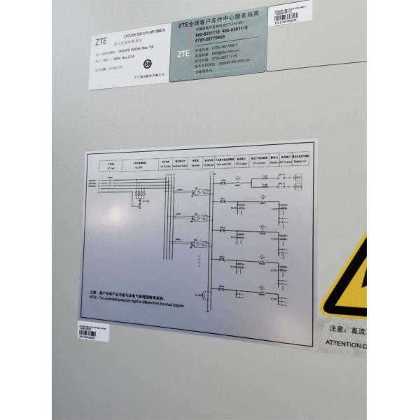 ZTE ZXDU68 T601 Modular Communication Switching Power Supply Cabinet 48V 600A System