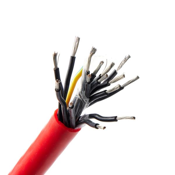 Quality Multi Core Shielded Sensor Cable Silicone Rubber Insulated Sheathed for sale