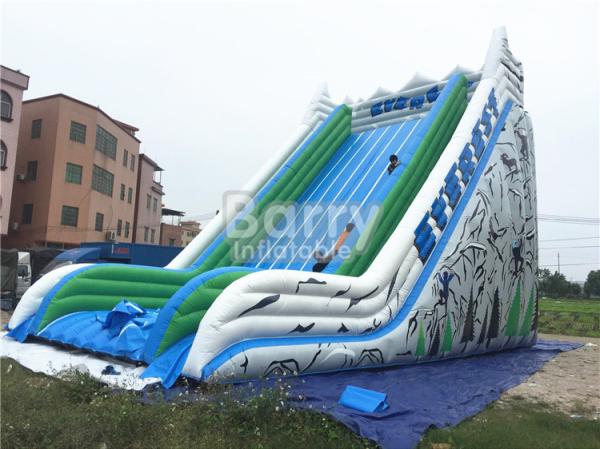 Quality Cliff Free Fall Kids Custom Giant Inflatable Slide Durable PVC Tarpaulin Material for sale