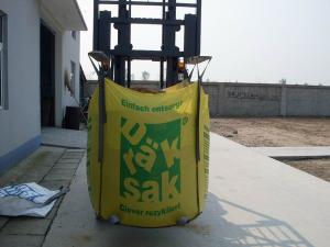 China U-Panel Color Printing Big Bag , Pp Super Sacks FIBC Bulk Bag 1500kg wholesale