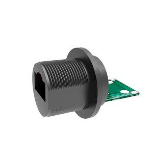 China RJ45 M20 Panel Waterproof Signal Connector Crystal Head Industrial Network Adapter wholesale