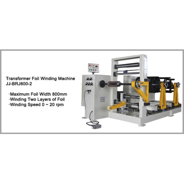Cantilever Transformer Foil Coil Winding Machine Copper Strip Winder