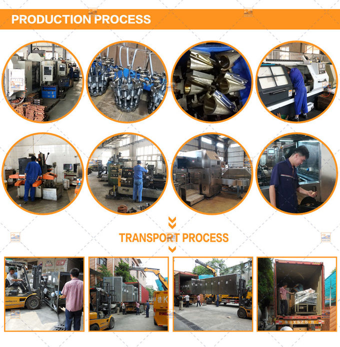 Multicolor 2.0hp Ice Cream Cone Production Line Full Automatic