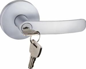 China Zinc Alloy Lever Handle Trim Panic Exit Bar , Door Panic Device on sale