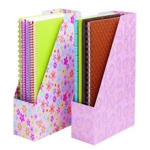luxury binder gift box  custom file folder packaging paper box stationary box