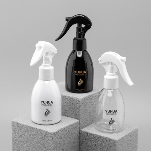 Quality 120ml Fine Mist Plastic Spray Bottle With Trigger Sprayer Empty PET Bottles for sale