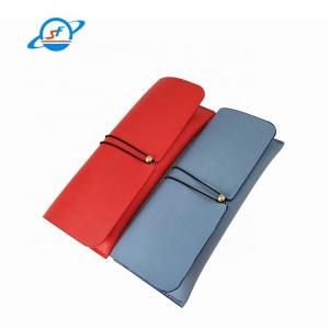 Exquisite Soft Leather Eyeglasses Cases Personalised Sunglasses Case 180mm Length