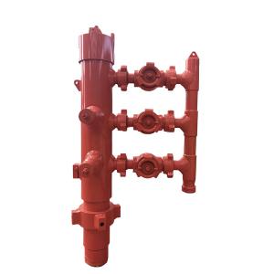 China 7'' API Casing LTC BTC Buckle connected 35Mpa Working Pressure 54Mpa Test Pressure Double Plug Cementing Head wholesale