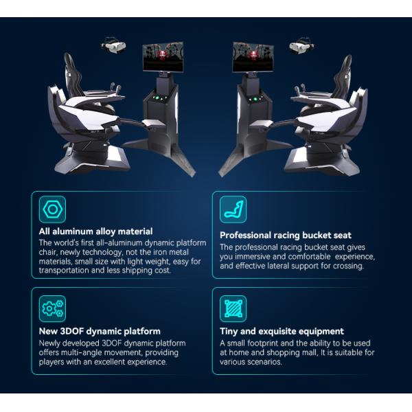 Virtual Reality Driving Games 1 Passenger 360 Degree Chair Vr 360 Flight Simulator