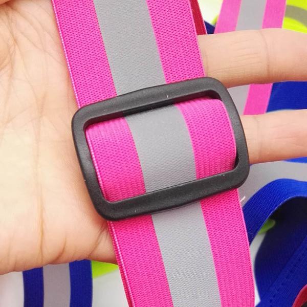 Fashion Motorcycle Bike Drivers Cyclists Fluorescent Reflective Strap Safety White Vest Belt Clothing