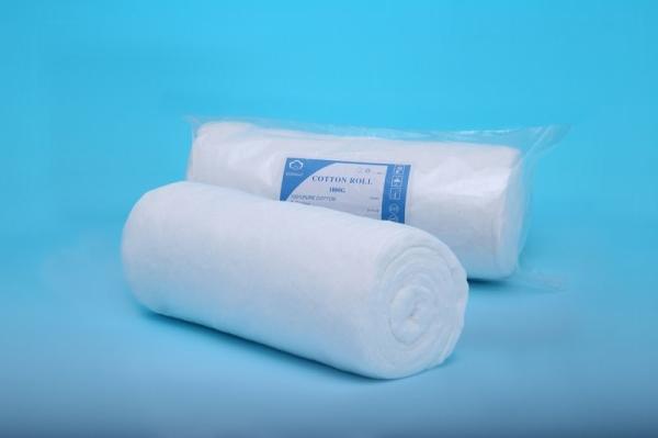Quality Disposable Absorbent Cotton Wool Roll 500g for sale