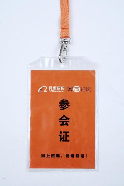 Quality Durable Name Badge Holders , Trade Show Badge Holders Retractable  for sale