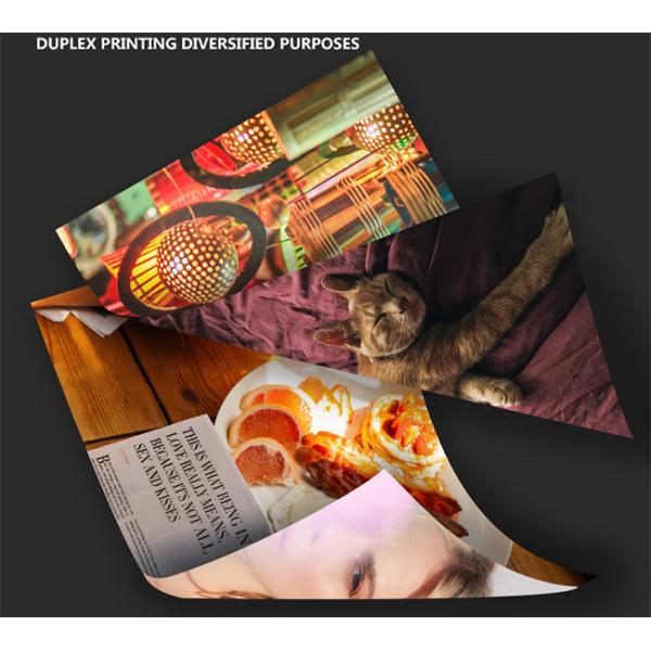 Glossy Carbon Powder Printing Two Sided Photo Paper