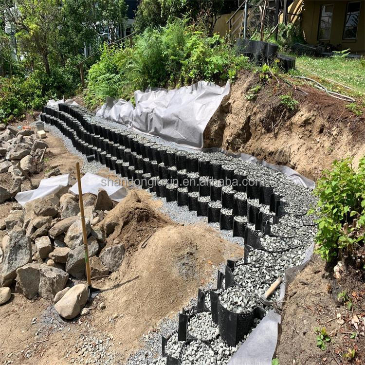 Plastic Geocell Retaining Walls for Road Soil Stabilization Online Technical Support