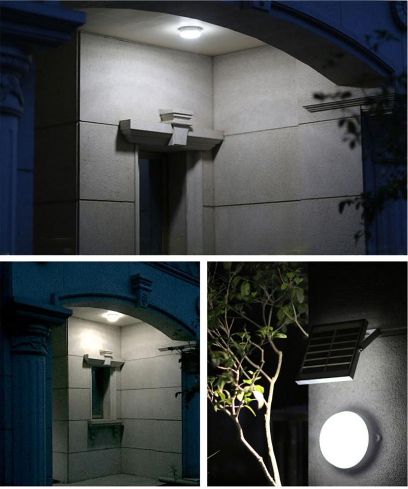 Popular PC Plastic Solar LED Ceiling Light High Power Efficient Smd2835