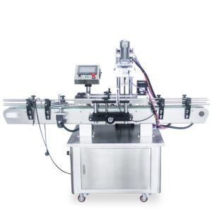 Automatic Plastic Cap Screw Capping Machines For Plastic Bottle Spray Pump