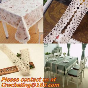 China Stylish natural color cotton lace,flower bilateral trimming lace,crocheted lace scrapbooki wholesale