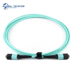 China 0.2dB Mtp Mpo Patch Cord 8 12 24 cores Singlemode multimode on sale