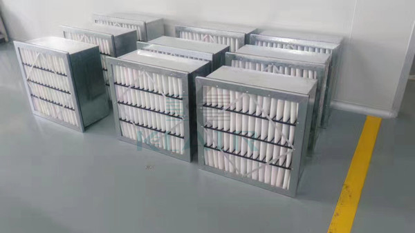 Rigid Cell Filter Synthetic , Air Filter For HVAC System Medium Efficiency