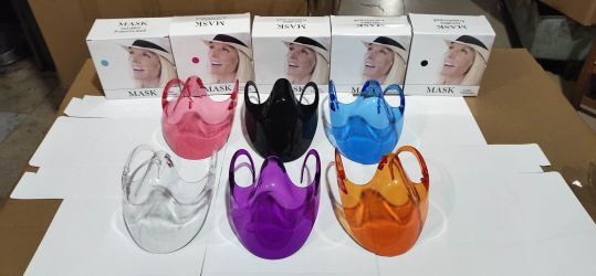 Anti Fog Plastic Protective Face Shield Safety Visor Face Shield With Box Clear PC Face Shield