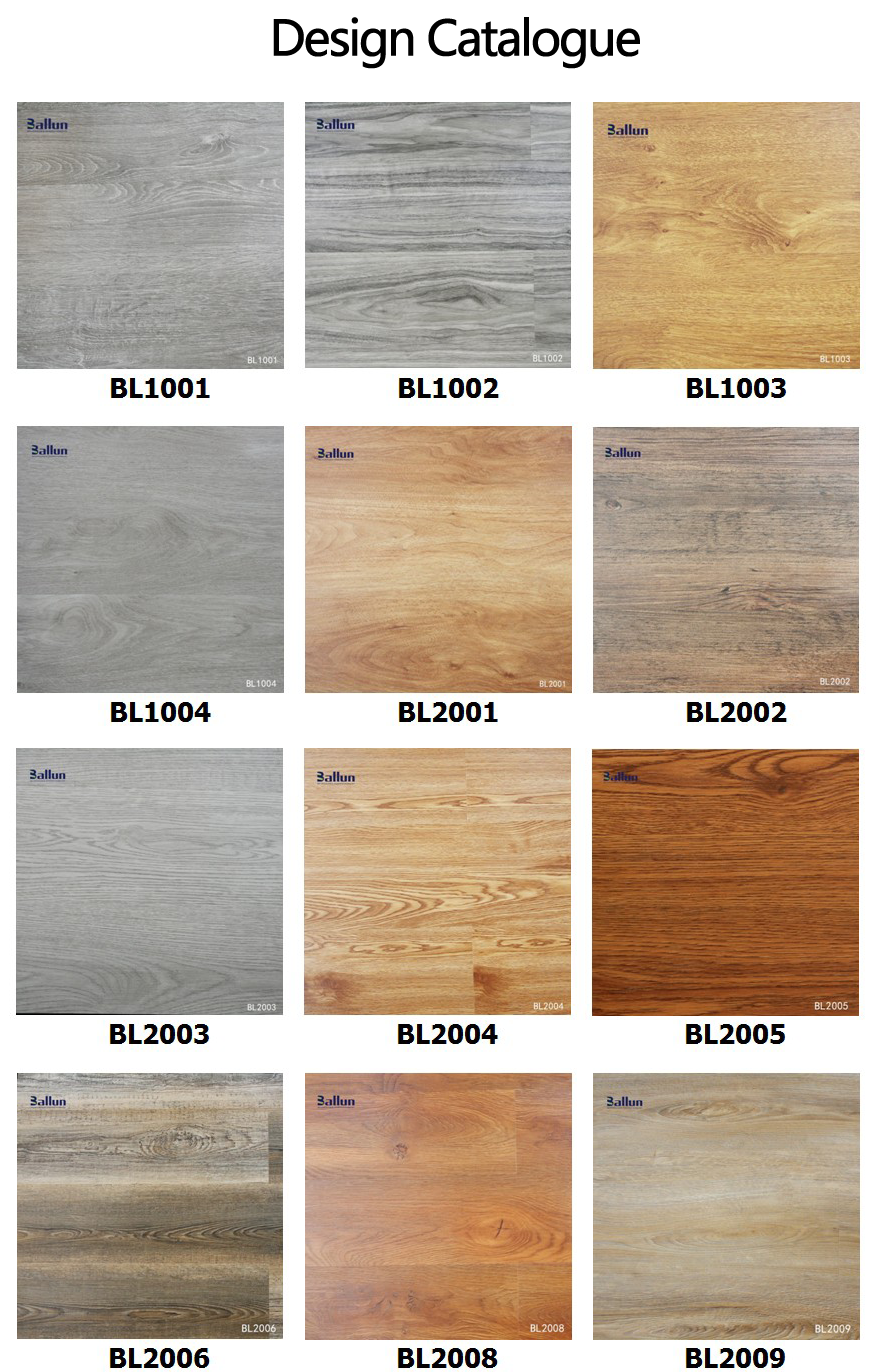 Fireproof Stone Powder Plastic Composite Spc Floor 5mm Thick for Indoor Installation