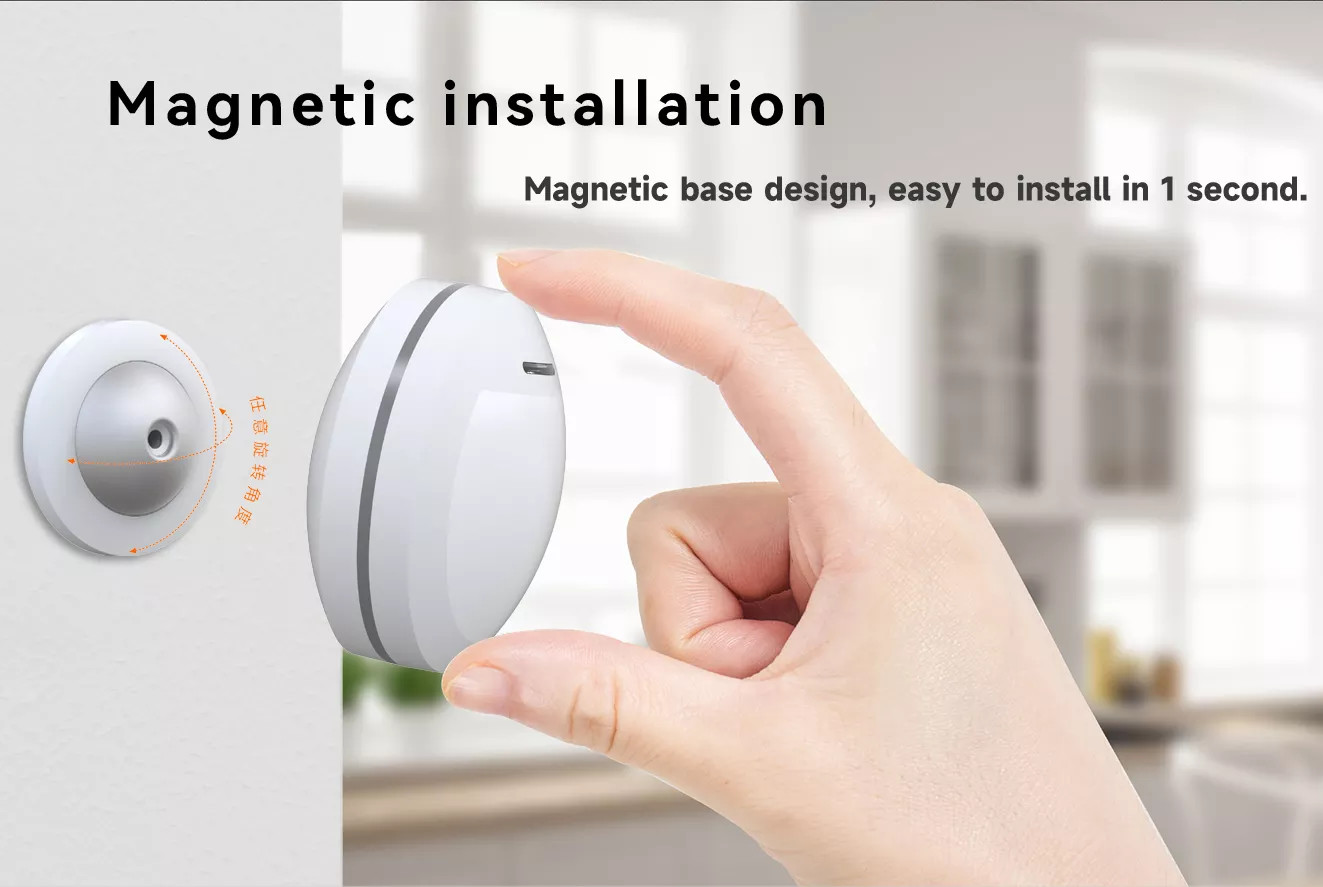 Glomarket Tuya Zigbee Smart Home Security Wireless Motion Detector Human Motion Sensor With Remote Control