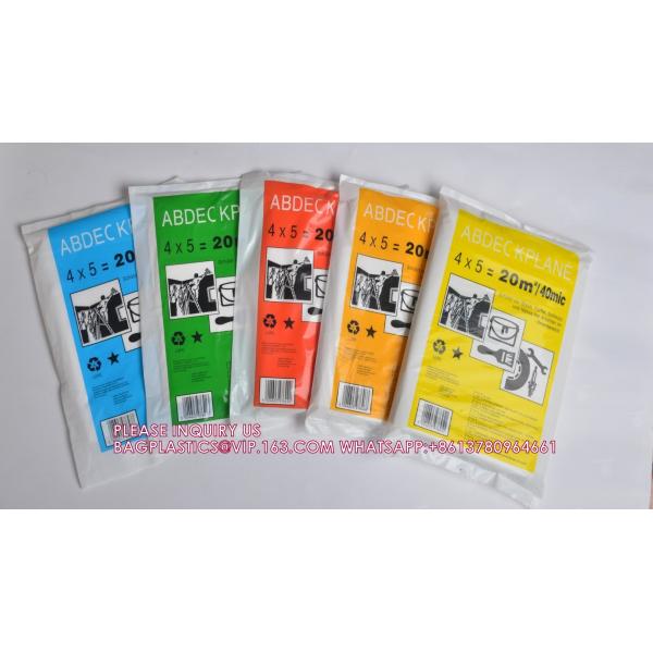 Wholesale Drop Cloth Plastic Drop Cloth For Painting Plastic Embossed Drop Cloth Furniture Masking Manufacturer