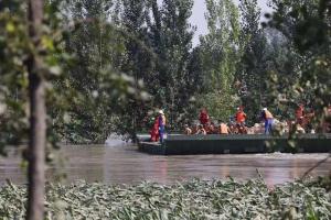 Length Of One Complete Set 104m Power Pontoon Bridge Emergency Equipment