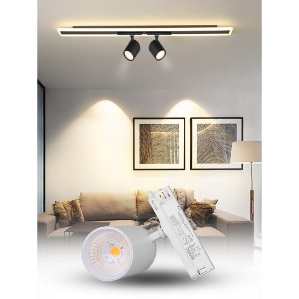 ROHS No Flicker LED Track Light , 3000K Ceiling Track Spotlights