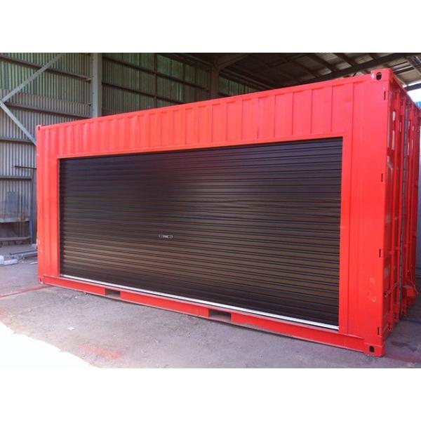 Secure Roller Shutter Side Door Open Pop Up Mobile Shipping 20ft Movable Portable Self Storage for Shipping Containers
