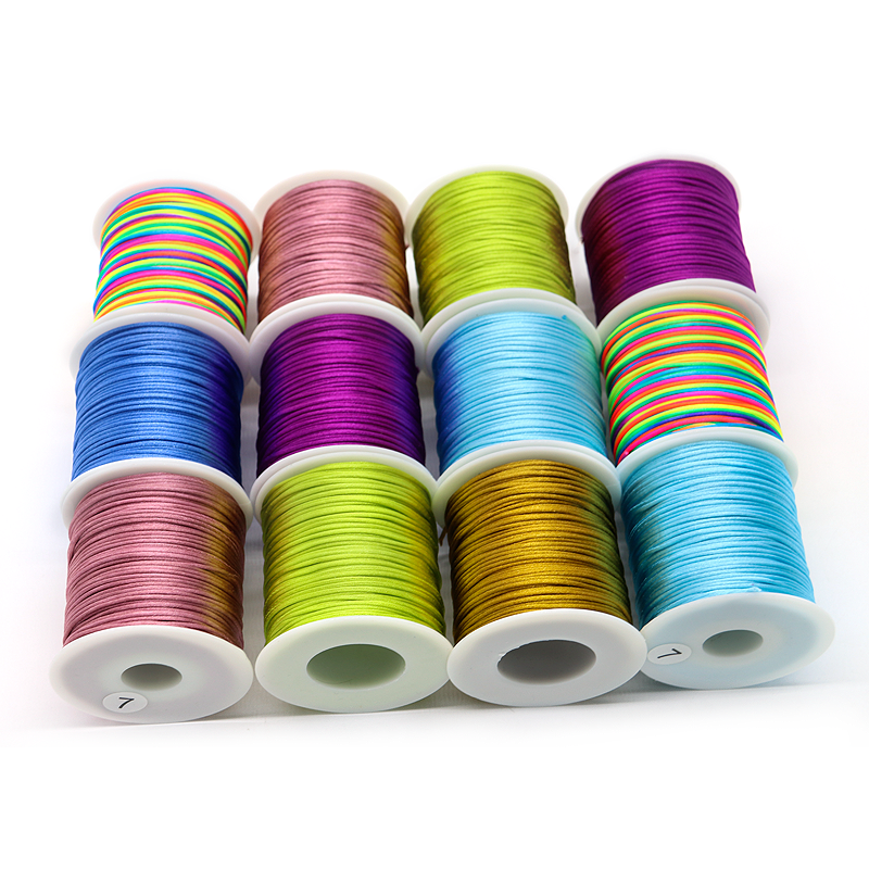 80m Nylon Cord 0.4mm Rope Bracelet String DIY Macrame Line for Nylon Thread Bracelets