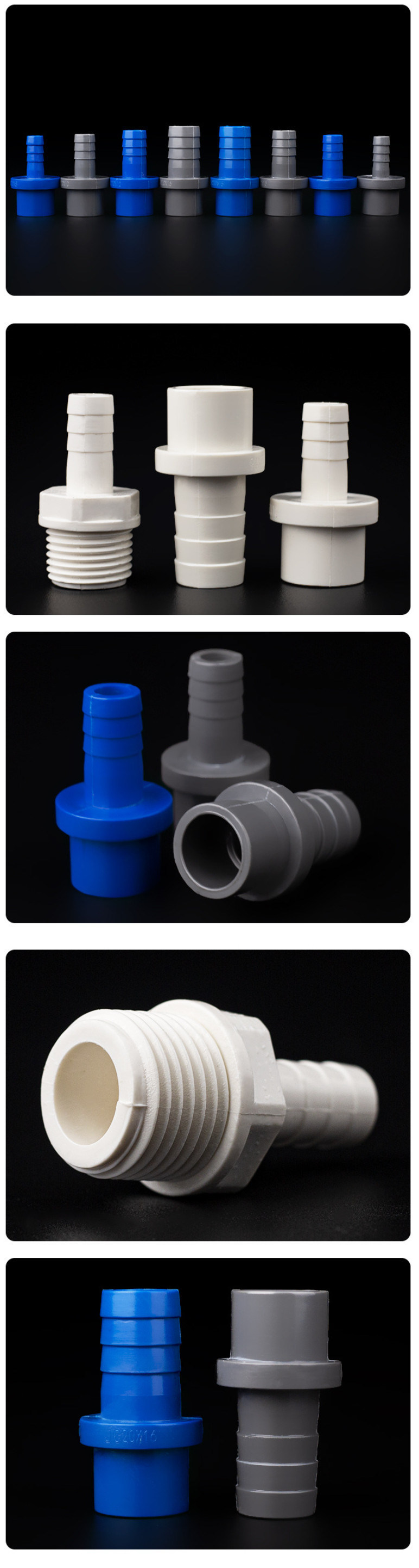 Hight Quality Aquarium/Fish Tank Thread Pipes and Fittings for Water Supply and Drainage