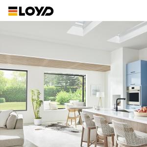 Industrial Grid Fixed Aluminum Window – Loft Style