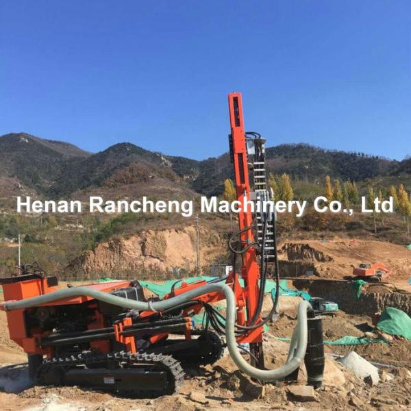 Hydraulic Crawler DTH Drilling Rig Machine 61HP Diesel Engine 40m Bore Depth