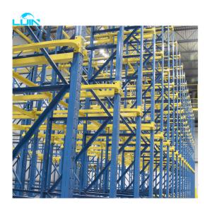 Heavy Duty Shelving Drive In Drive Through Racking System 1.5-2.5mm Depth