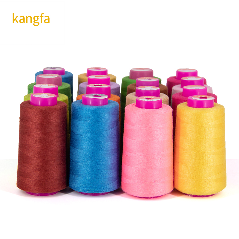 Colorful Polyester Item Polyester Cotton Thread 100% Spun Sewing Thread