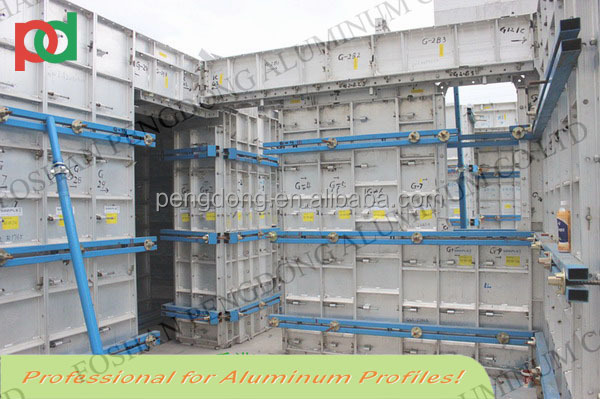 Aluminium construction formwork system