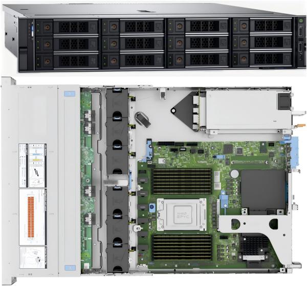 Quality Single Socket Dell Poweredge Server R7515 Nas Rack High Peformance for sale