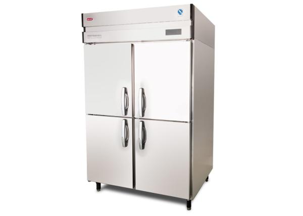 Quality Air Cooled -15 to -18°C Commercial Refrigerator Freezer 2/4/6 Solid Doors Upright Reach-in Freezer for sale