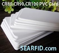 CR80 PVC Card, CR90 PVC Card, CR100 PVC Card, used for Card Printer, Encapsulate RFID Card