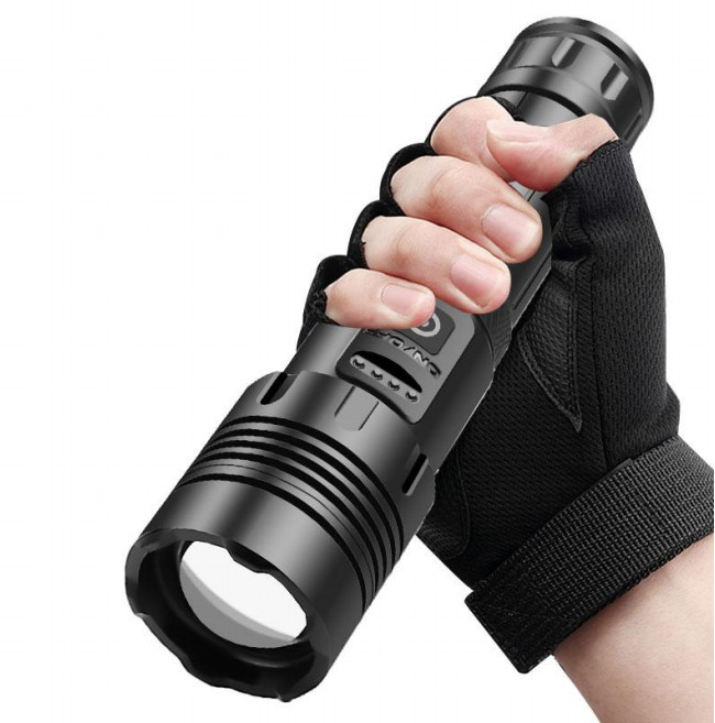 High Power Emergency LED Torch Flashlight Adjustable Focus for Camping