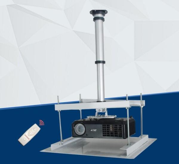 Quality Aluminum LCD TV Hanger Universal Rotary Telescopic Projector Retractable Ceiling Bracket for sale