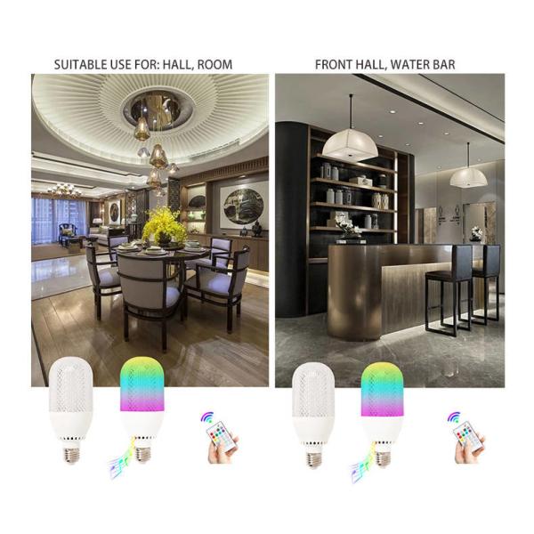 RGBW Bluetooth Diamond Led Bulb Wireless Remote Control 12W BLE 5.0