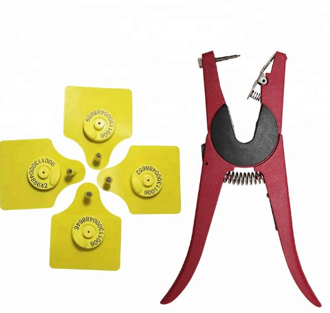 Pre-Loading Microchip with Syringe Sheep/Goat Ear Tag Applicator