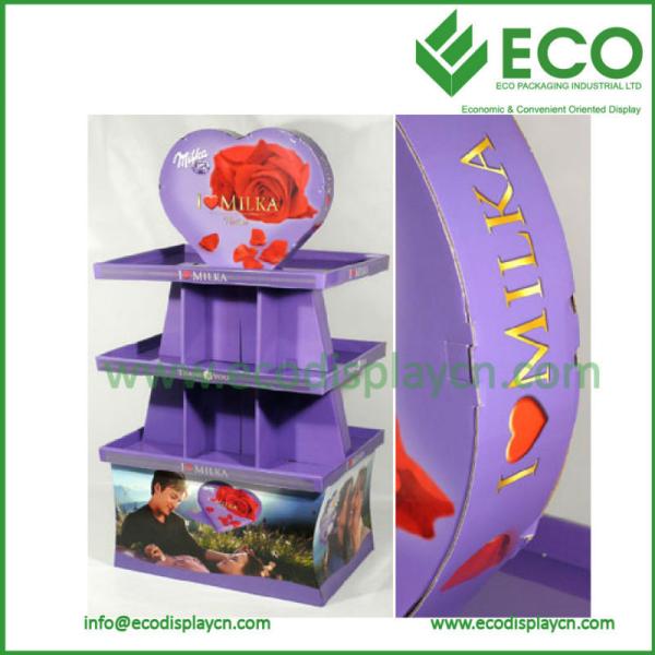 pallet display, floor promotional rack, point of purchase cardboard display