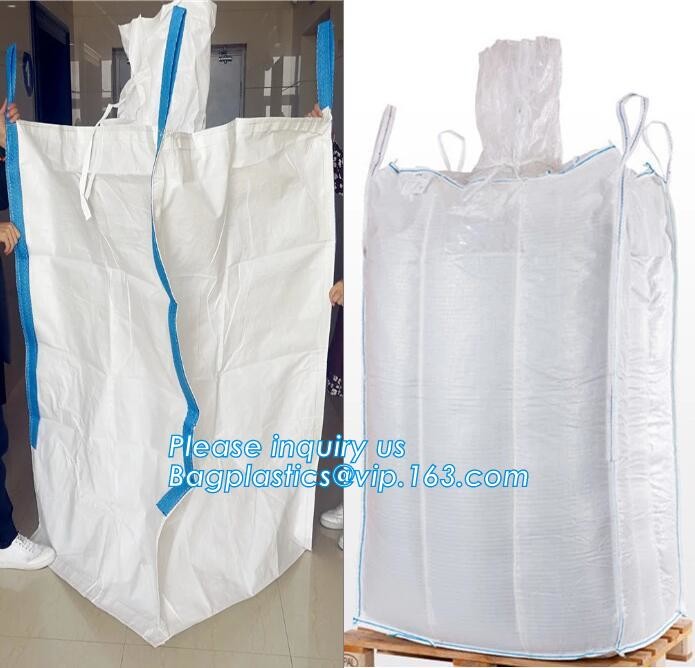 PP woven flexible big bag with baffle and brace inside for packing 2000kg iron ore with high UV treated, bagplastics,