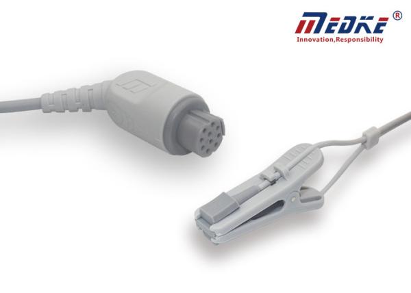 Quality Gray 10ft 10pin Animal Datex Ohmeda Veterinary Spo2 Sensor for sale