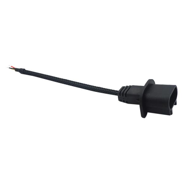 Black 6 Pins 130mm Overmolded Cable Assemblies